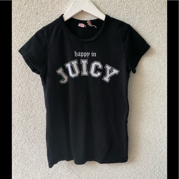 Juicy Couture Tops - 🎥 Juicy  Couture black T-shirt S